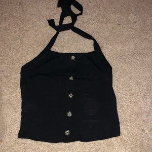 Tie neck tank
